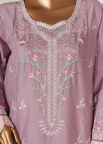 3 Piece Color Embroidered Lawn Shirt with Dupata & Embroidered Trouser