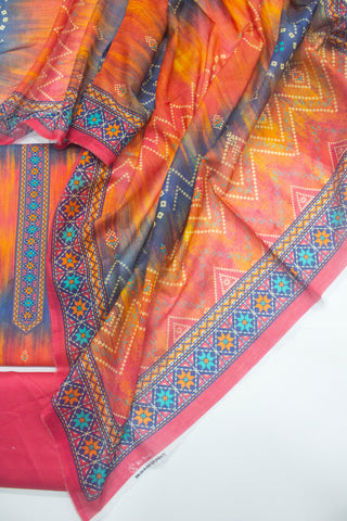 Bin Saeed Fabric - D-530-3 Piece Lawn Digital Printed Unstitched Suit