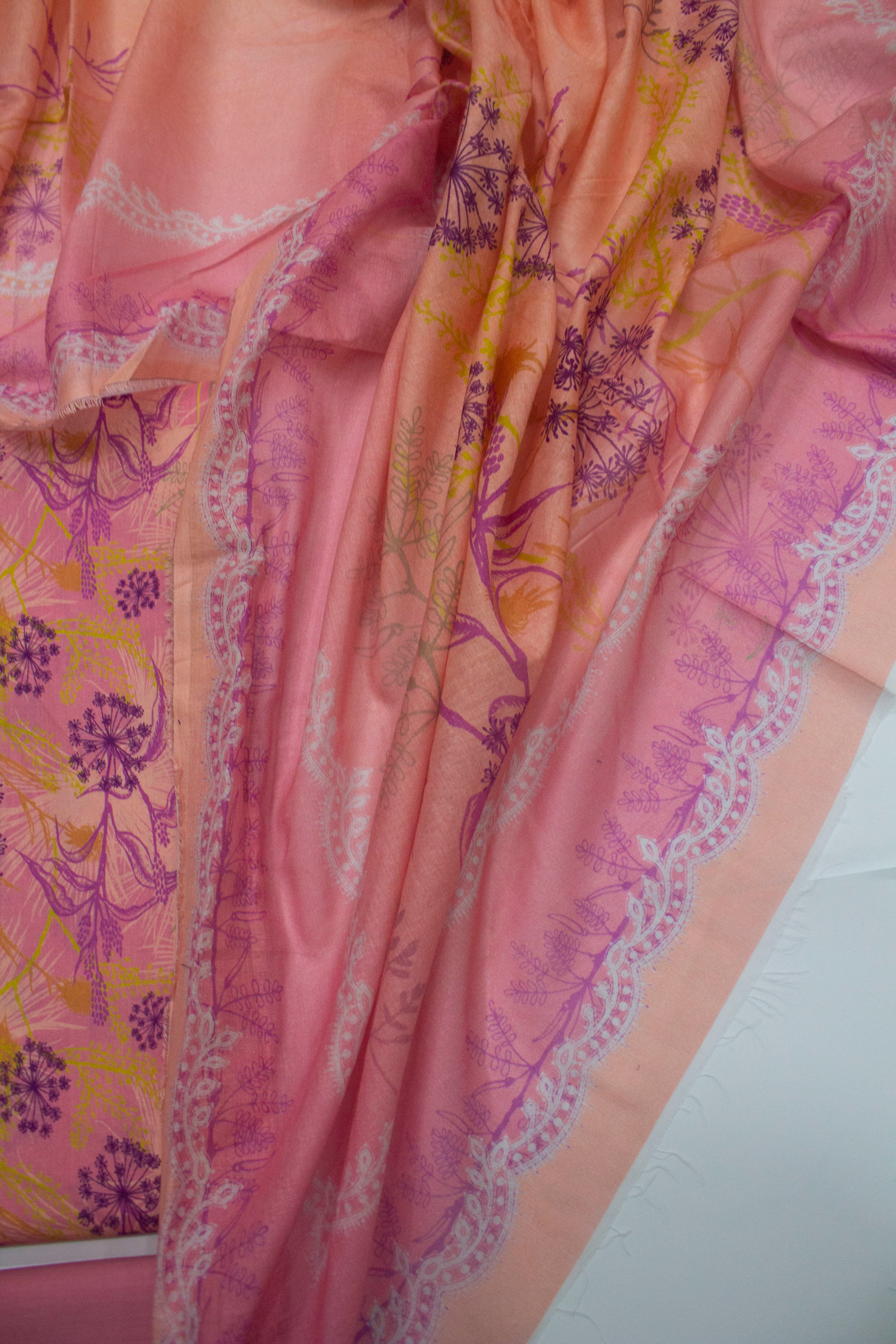 Bin Saeed Fabric - D-713-3 Cotton Digital Printed UnStitched Suit