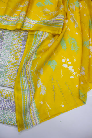 Bin Saeed Fabric - D-8010-3 Piece Lawn Digital Printed Unstitched Suit