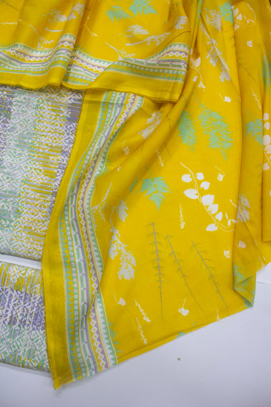 D-8010-3 Piece Lawn Digital Printed Unstitched Suit