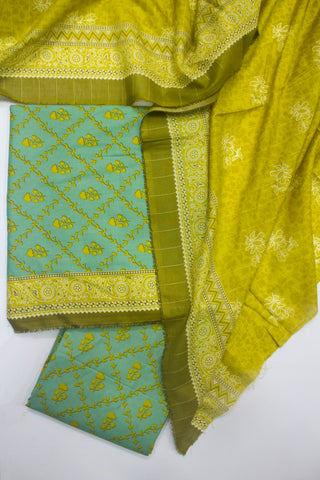 Bin Saeed Fabric - D-8011-3 Cotton Digital Printed UnStitched Suit