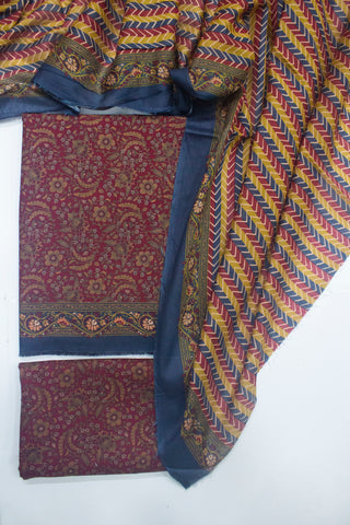 D-8017-3 Piece Lawn Digital Printed Unstitched Suit