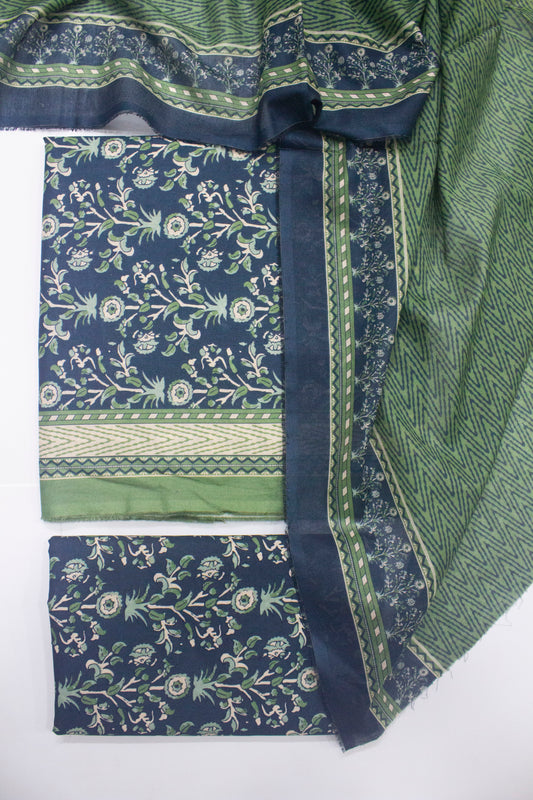 D-8019-3 Lawn Digital Printed UnStitched Suit