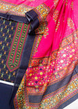 D-091-3 Piece Lawn Digital Printed Unstitched Suit