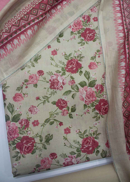 DP-0010- 3 Piece Lawn Printed UnStitched Suit