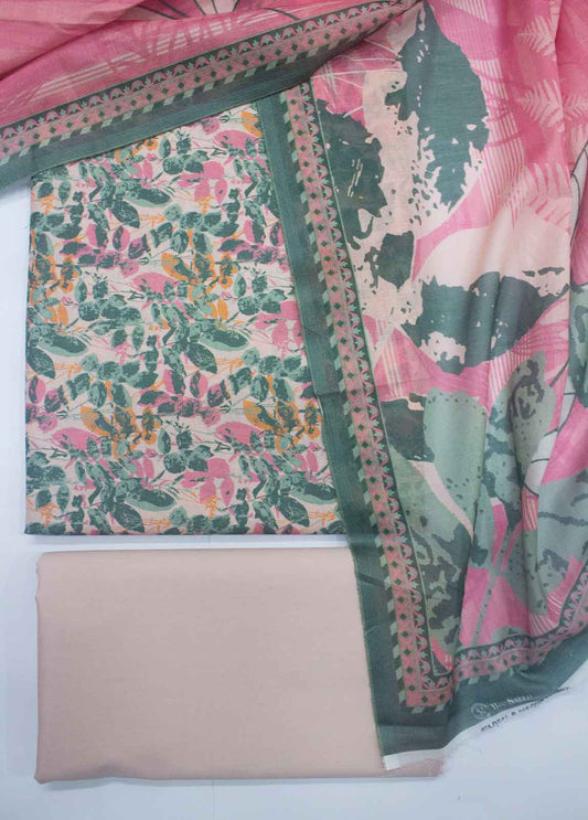 DP-0018- 3 Piece Lawn Printed UnStitched Suit