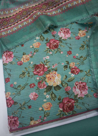 Bin Saeed Fabric - DP-003- 3 Piece Lawn Printed UnStitched Suit