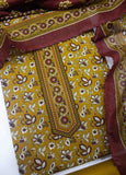 DP-0102- 3 Piece Lawn Printed UnStitched Suit