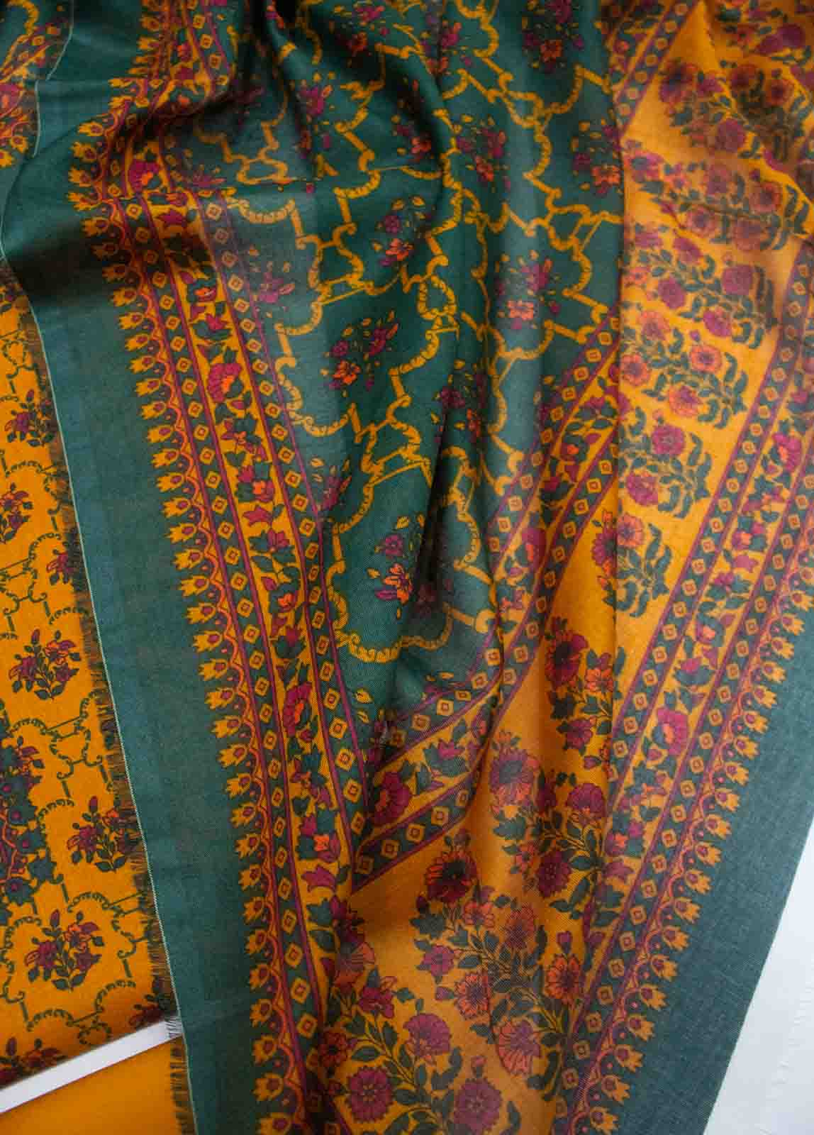 Bin Saeed Fabric - DP-0105- 3 Piece Lawn Printed UnStitched Suit