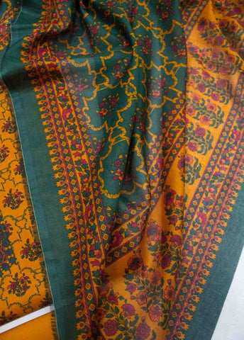 Bin Saeed Fabric - DP-0105- 3 Piece Lawn Printed UnStitched Suit