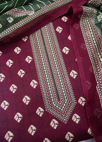 Bin Saeed Fabric - DP-0113- 3 Piece Lawn Printed UnStitched Suit