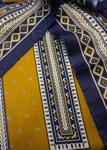 Bin Saeed Fabric - DP-0124- 3 Piece Lawn Printed UnStitched Suit