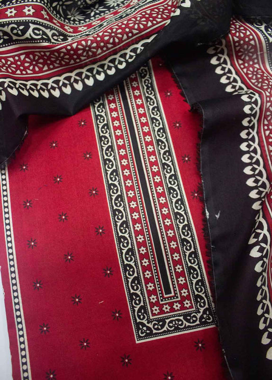 DP-0129- 3 Piece Lawn Printed UnStitched Suit