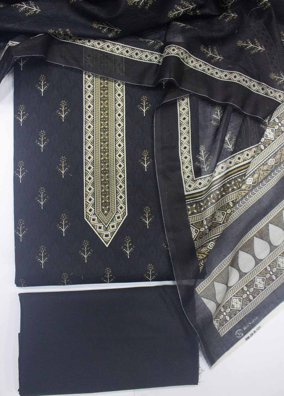 DP-0131- 3 Piece Lawn Printed UnStitched Suit