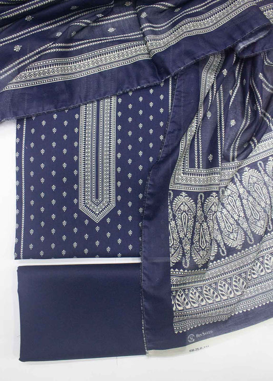 DP-0134- 3 Piece Lawn Printed UnStitched Suit