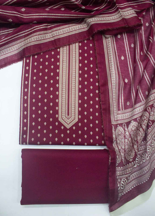 DP-0135- 3 Piece Lawn Printed UnStitched Suit