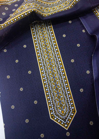 Bin Saeed Fabric - DP-0138- 3 Piece Lawn Printed UnStitched Suit