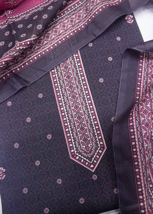 DP-0139- 3 Piece Lawn Printed UnStitched Suit