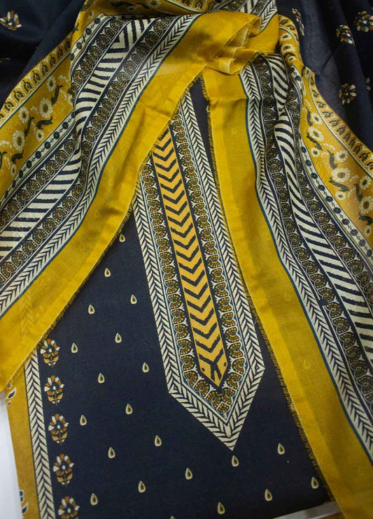 DP-0140- 3 Piece Lawn Printed UnStitched Suit