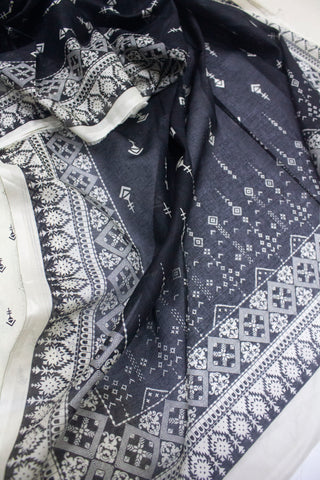 Bin Saeed Fabric - DP-0141- 3 Piece Lawn Printed UnStitched Suit