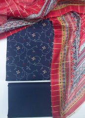 DP-0148- 3 Piece Lawn Printed UnStitched Suit