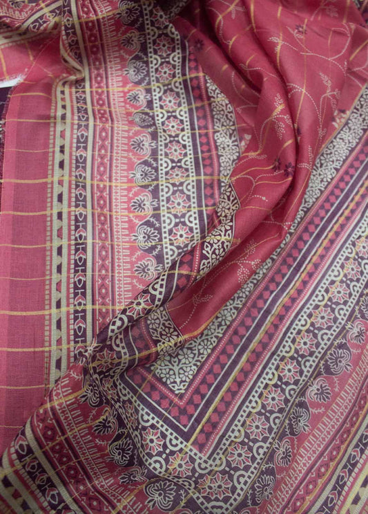 DP-0149- 3 Piece Lawn Printed UnStitched Suit
