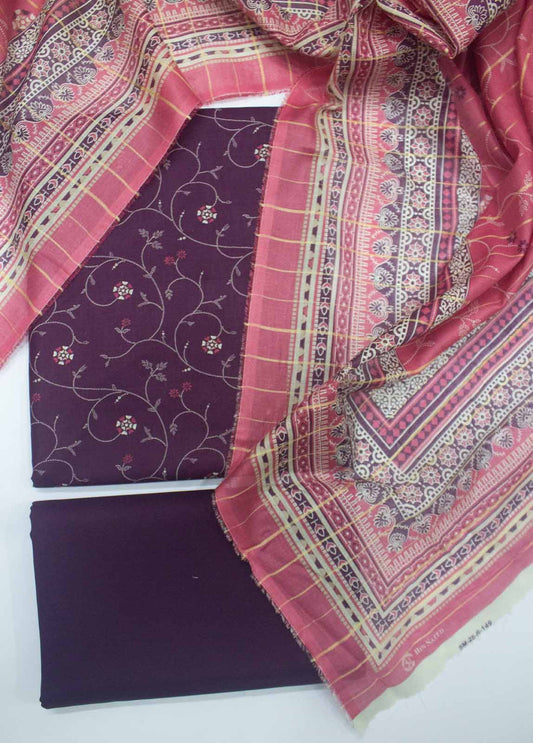 DP-0149- 3 Piece Lawn Printed UnStitched Suit