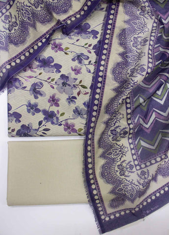 Bin Saeed Fabric - DP-0158- 3 Piece Lawn Printed UnStitched Suit