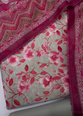 Bin Saeed Fabric - DP-0159- 3 Piece Lawn Printed UnStitched Suit