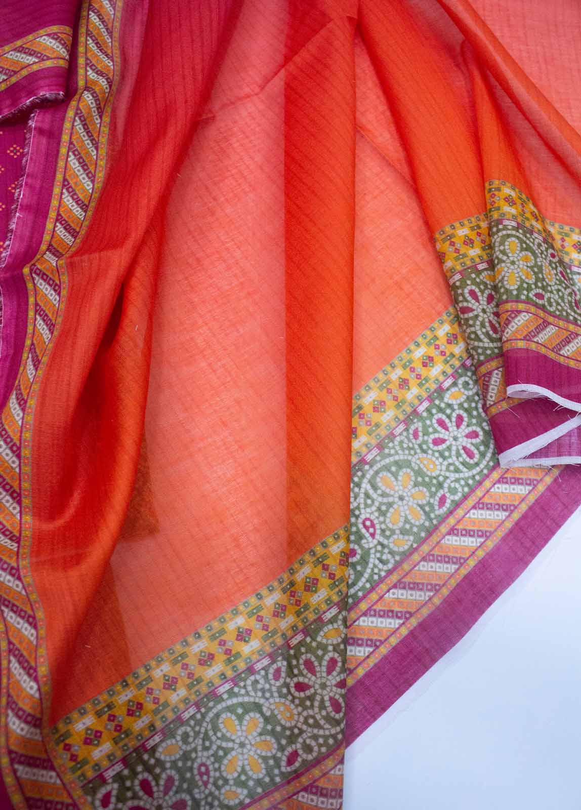 Bin Saeed Fabric - DP-0164- 3 Piece Lawn Printed UnStitched Suit