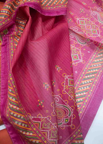 Bin Saeed Fabric - DP-0169- 3 Piece Lawn Printed UnStitched Suit