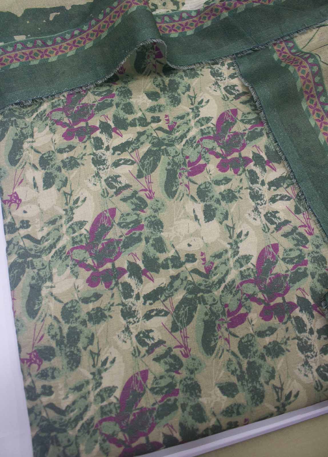 Bin Saeed Fabric - DP-019- 3 Piece Lawn Printed UnStitched Suit