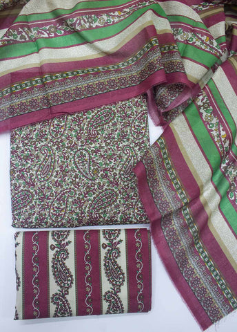 Bin Saeed Fabric - DP-0202- 3 Piece Lawn Printed UnStitched Suit