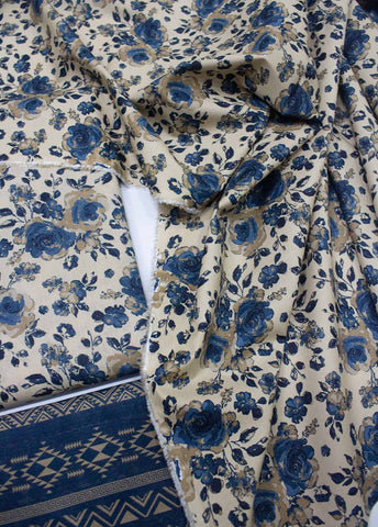 Bin Saeed Fabric - DP-0203- 3 Piece Lawn Printed UnStitched Suit