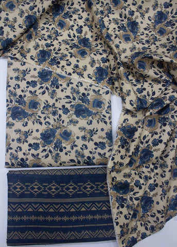 Bin Saeed Fabric - DP-0203- 3 Piece Lawn Printed UnStitched Suit