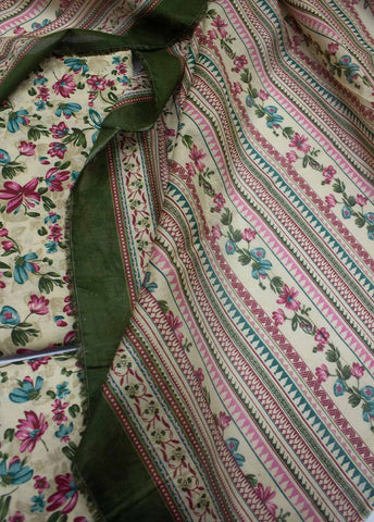 Bin Saeed Fabric - DP-0206- 3 Piece Lawn Printed UnStitched Suit