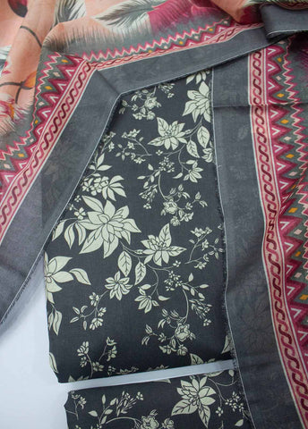 Bin Saeed Fabric - DP-0209- 3 Piece Lawn Printed UnStitched Suit