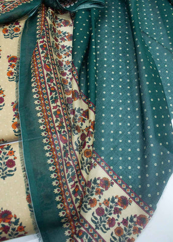 Bin Saeed Fabric - DP-0210- 3 Piece Lawn Printed UnStitched Suit