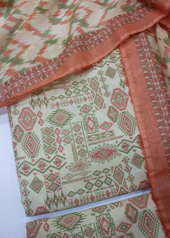 Bin Saeed Fabric - DP-0212- 3 Piece Lawn Printed UnStitched Suit