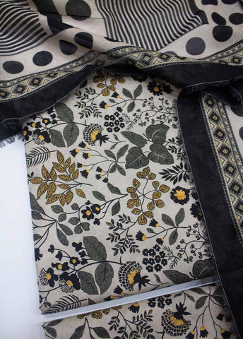 Bin Saeed Fabric - DP-0213- 3 Piece Lawn Printed UnStitched Suit