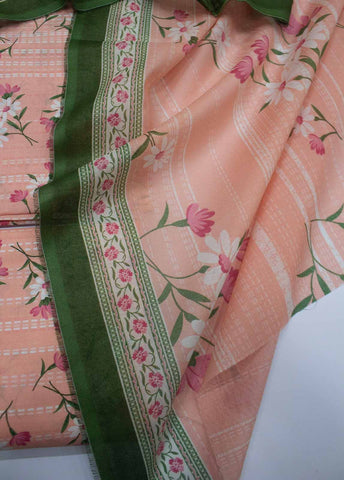 Bin Saeed Fabric - DP-0216- 3 Piece Lawn Printed UnStitched Suit