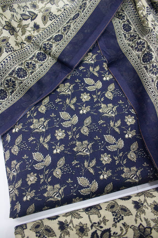 Bin Saeed Fabric - DP-0220 A- 3 Piece Lawn Printed UnStitched Suit