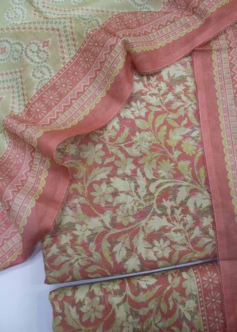 Bin Saeed Fabric - DP-0221- 3 Piece Lawn Printed UnStitched Suit