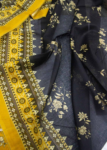 Bin Saeed Fabric - DP-0222- 3 Piece Lawn Printed UnStitched Suit