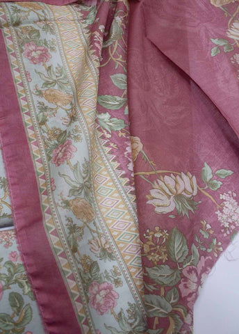 Bin Saeed Fabric - DP-0228- 3 Piece Lawn Printed UnStitched Suit