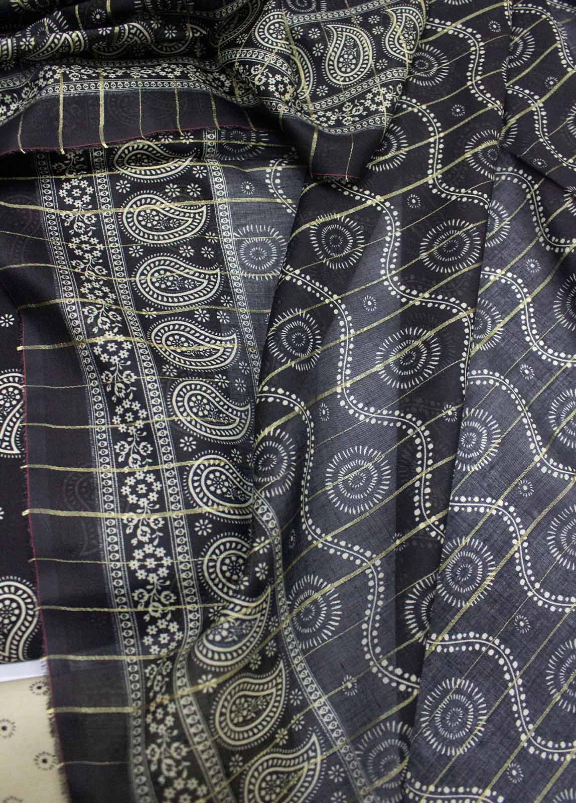 Bin Saeed Fabric - DP-0229- 3 Piece Lawn Printed UnStitched Suit