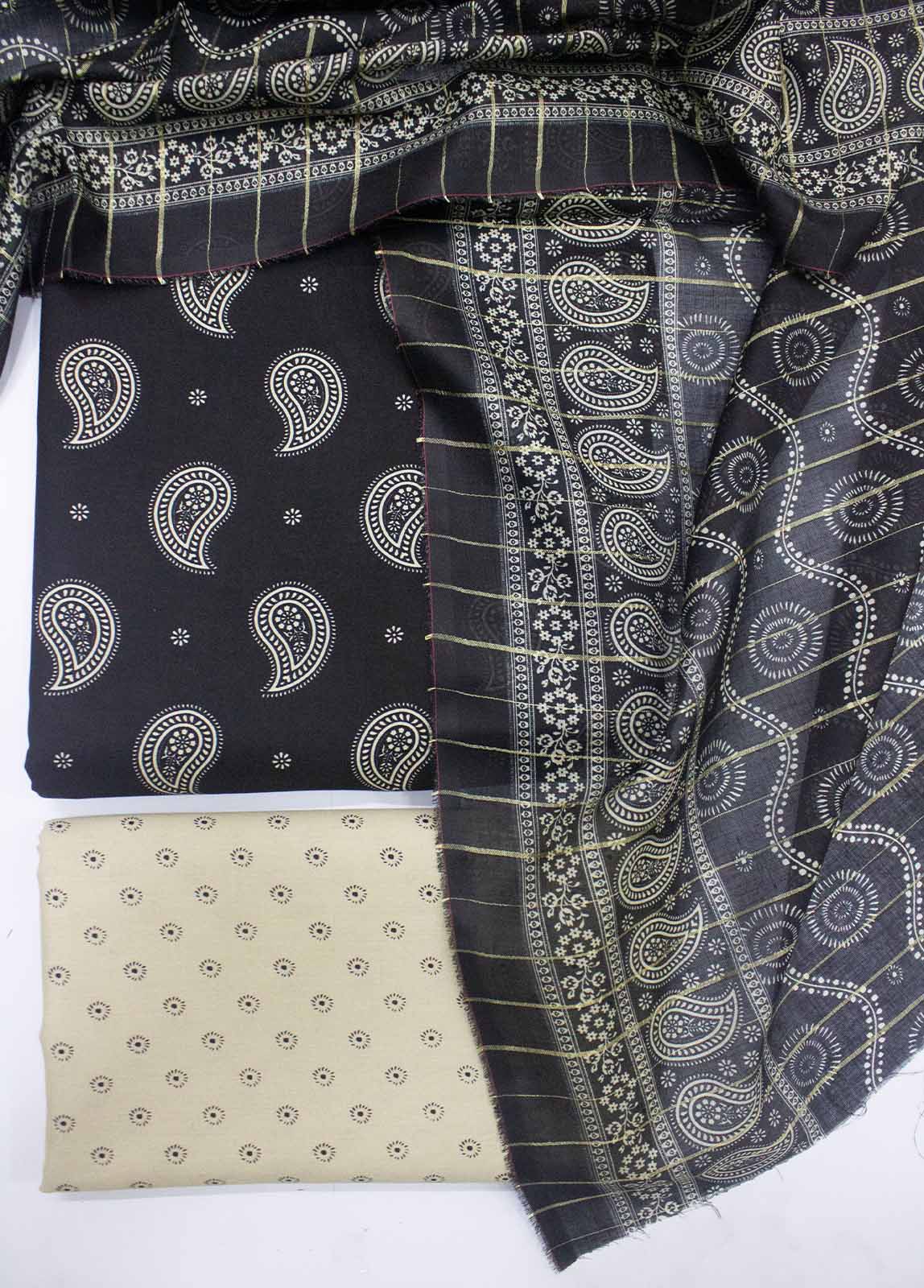 Bin Saeed Fabric - DP-0229- 3 Piece Lawn Printed UnStitched Suit