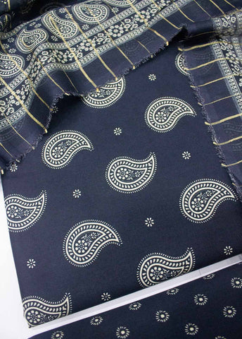 Bin Saeed Fabric - DP-0229 A- 3 Piece Lawn Printed UnStitched Suit