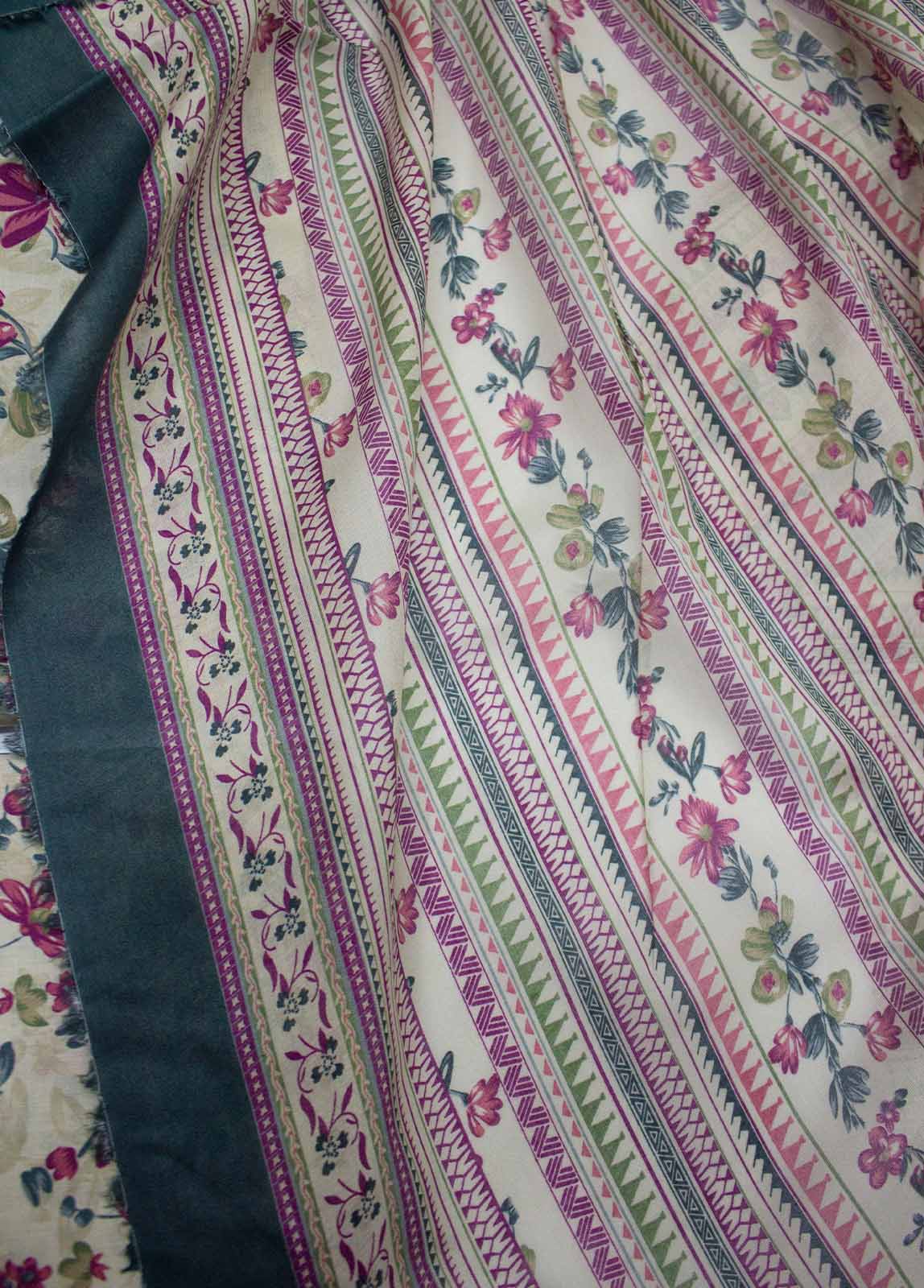 Bin Saeed Fabric - DP-0234- 3 Piece Lawn Printed UnStitched Suit